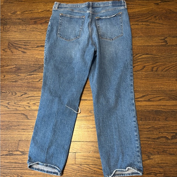 Abercrombie & Fitch Curve Love 90s Striaght Highrise Denim Jeans - Picture 4 of 4